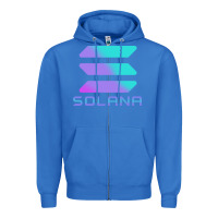 Solana Cryptocurrency Solana Zipper Hoodie | Teevron