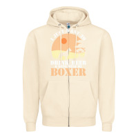 Sandshell boxer beer dog lover t  shirt boxer beer dog lover t  shirt Zipper Hoodie - linhVisuals
