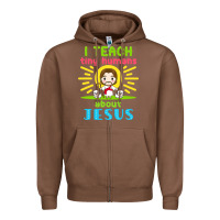 I Teach Tiny Humans About Jesus Zipper Hoodie | Teevron