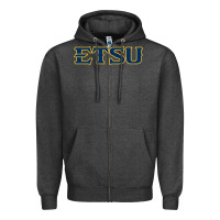 Charcoal Heather etsu buccaneers Zipper Hoodie - linhVisuals