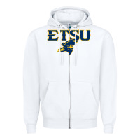 White etsu buccaneers Zipper Hoodie - linhVisuals