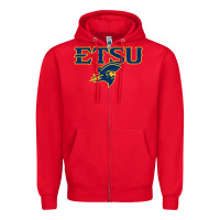 Red etsu buccaneers Zipper Hoodie - linhVisuals