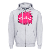 Heather Grey unless   lorax Zipper Hoodie - linhVisuals