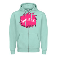 Seafoam unless   lorax Zipper Hoodie - linhVisuals