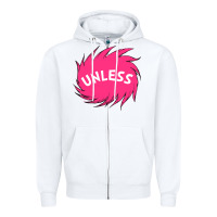White unless   lorax Zipper Hoodie - linhVisuals