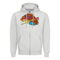 Dove Grey The Doobie Brothers Zipper Hoodie - linhVisuals