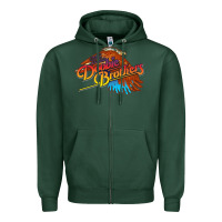 Sports Green The Doobie Brothers Zipper Hoodie - linhVisuals