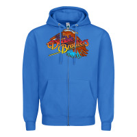 True Royal The Doobie Brothers Zipper Hoodie - linhVisuals