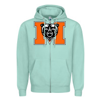 Seafoam mercer bears Zipper Hoodie - linhVisuals
