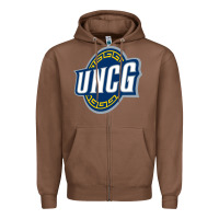 Chestnut unc greensboro spartans Zipper Hoodie - linhVisuals