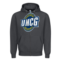 Smoke unc greensboro spartans Zipper Hoodie - linhVisuals