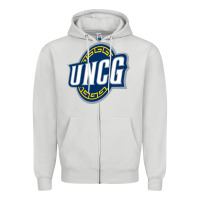 Dove Grey unc greensboro spartans Zipper Hoodie - linhVisuals
