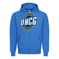 True Royal unc greensboro spartans Zipper Hoodie - linhVisuals