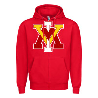 Red vmi keydets Zipper Hoodie - linhVisuals