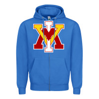 True Royal vmi keydets Zipper Hoodie - linhVisuals
