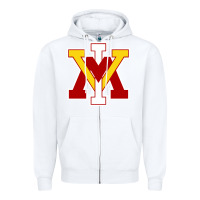 White vmi keydets Zipper Hoodie - linhVisuals