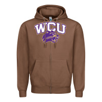 Chestnut western carolina catamounts Zipper Hoodie - linhVisuals