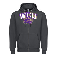 Smoke western carolina catamounts Zipper Hoodie - linhVisuals