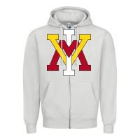 Dove Grey vmi keydets Zipper Hoodie - linhVisuals