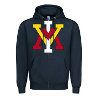 Navy vmi keydets Zipper Hoodie - linhVisuals