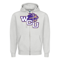 Dove Grey western carolina catamounts Zipper Hoodie - linhVisuals