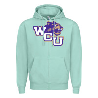 Seafoam western carolina catamounts Zipper Hoodie - linhVisuals