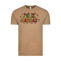 Vintage Coffee Feliz Navidad Vintage Tee - BundleAndBundleShop