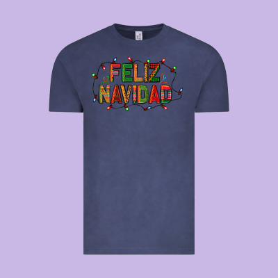 Feliz Navidad Vintage Tee Designed By Bundleandbundleshop