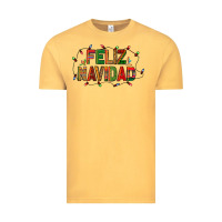 Vintage Mustard Feliz Navidad Vintage Tee - BundleAndBundleShop