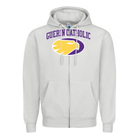 Dove Grey st. theodore guerin high school Zipper Hoodie - linhVisuals