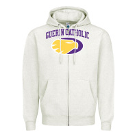 Oatmeal Heather st. theodore guerin high school Zipper Hoodie - linhVisuals
