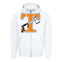 White tecumseh junior senior high school Zipper Hoodie - linhVisuals