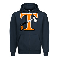 Navy tecumseh junior senior high school Zipper Hoodie - linhVisuals