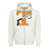 Oatmeal Heather tecumseh junior senior high school Zipper Hoodie - linhVisuals