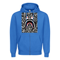 True Royal Bape Shark Army Zipper Hoodie - linhVisuals