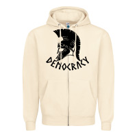 Sandshell democracy Zipper Hoodie - linhVisuals