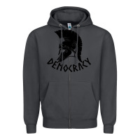 Smoke democracy Zipper Hoodie - linhVisuals