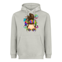 Moon Dust messy bun tie dye Heavyweight Hoodie - RanaPortraitStore