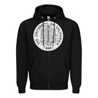 Black university of california Zipper Hoodie - linhVisuals