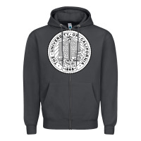 Smoke university of california Zipper Hoodie - linhVisuals
