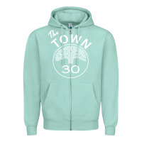 Seafoam the town Zipper Hoodie - linhVisuals