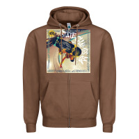 Chestnut STATE CHAMPS MIREL 5 Zipper Hoodie - linhVisuals