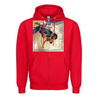 Red STATE CHAMPS MIREL 5 Zipper Hoodie - linhVisuals