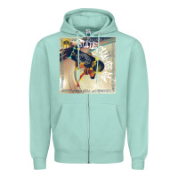 Seafoam STATE CHAMPS MIREL 5 Zipper Hoodie - linhVisuals