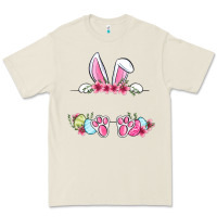 Bone Easter bunny name frame Premium Tee - OliviaCreatesArt