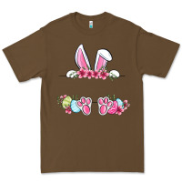 Cacao Easter bunny name frame Premium Tee - OliviaCreatesArt