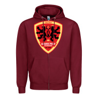 Burgundy urban prep charter academy for young men Zipper Hoodie - linhVisuals