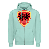 Seafoam urban prep charter academy for young men Zipper Hoodie - linhVisuals