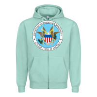 Seafoam department of redundancy department Zipper Hoodie - linhVisuals