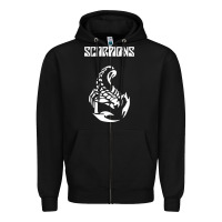 Black scorpion Zipper Hoodie - linhVisuals